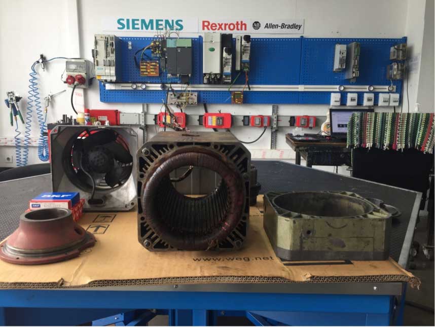 Siemens Spindle Motor Repair and Maintenance Adana